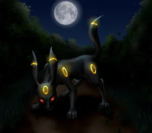 Umbreon Fierce Transformation Wallpaper