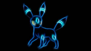 Umbreon Glowing Neon Wallpaper