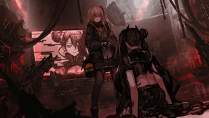 Ump45 And Ump90 Girls Frontline Wallpaper