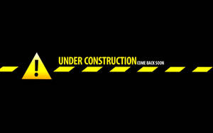 Under Construction Sign Maintenance Wallpaper