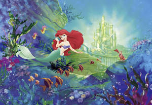 Under The Sea Of The Little Mermaid Wallpaper