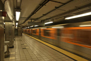 Underground City Subway Wallpaper