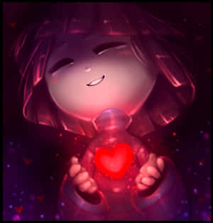 Undertale Frisk Heart Wallpaper