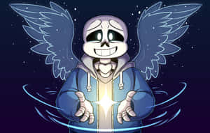 Undertale Sans Angel Wings Wallpaper