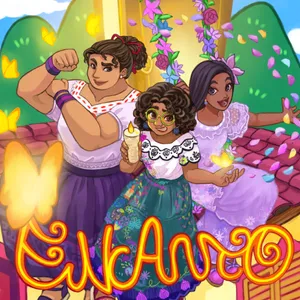 Unforgettable Moments Of Encanto: Luisa, Mirabel, And Isabela Wallpaper