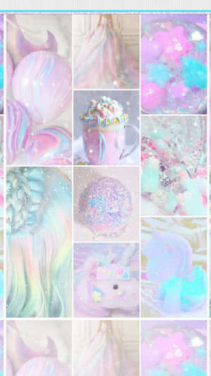 Unicorn Aesthetic Collage Wallpaper