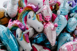 Unicorn Balloons Wallpaper