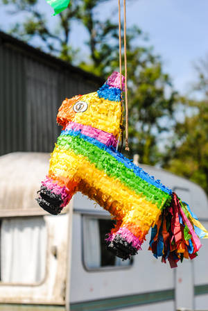 Unicorn Mexico Piñata Wallpaper