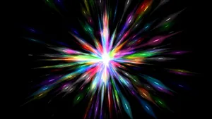 Unique Colorful Shining Star Wallpaper