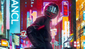 Unique Laptop Cyberpunk Background Wallpaper