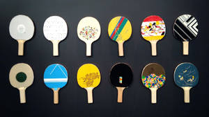 Unique Table Tennis Racket Designs Wallpaper