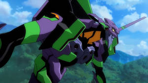 Unit-01 On Standby Evangelion Wallpaper
