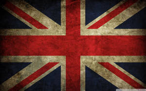 United Kingdom Flag With Dirty Look Wallpaper