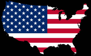 United States Map Flag Design Wallpaper