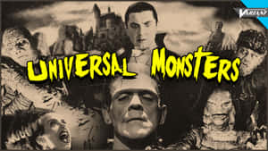 Universal Monsters Main Characters Wallpaper