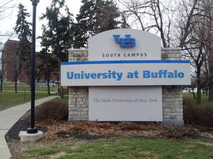 University At Buffalo Suny South Campus Entrance Sign Wallpaper