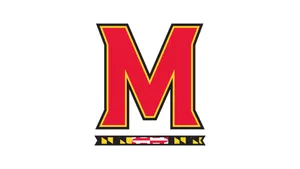 University Of Maryland Logo With Flag Wallpaper