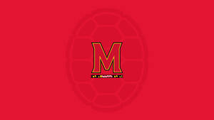 University Of Maryland Subtle Red Background Wallpaper