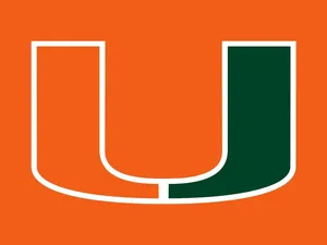 University Of Miami Simple Logo Wallpaper