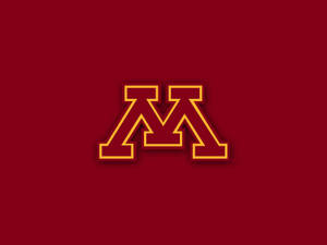 University Of Minnesota Icon In Red Wallpaper