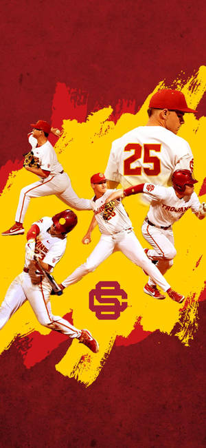 University Of Southern California Baseball Splash Wallpaper