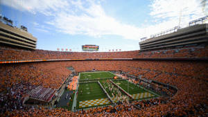 University Of Tennessee Sea Of Orange Wallpaper