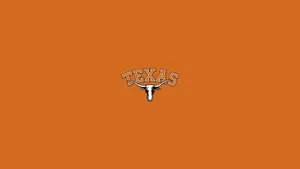 University Of Texas Logo In Orange Wallpaper