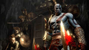 Unleash The Fury Of Kratos In God Of War 3 Wallpaper