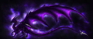 Unleash The Power Of The Galaxy Dragon. Wallpaper