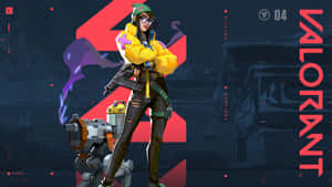 Unleash Your Inner Strategist With Killjoy In Valorant Wallpaper