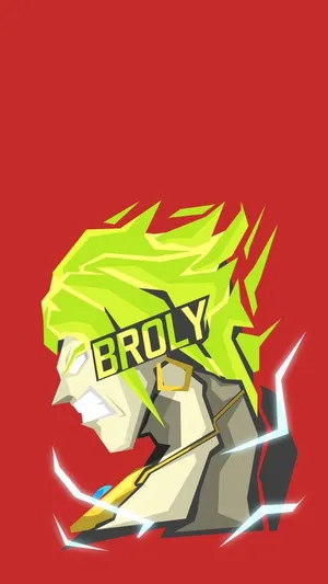 Unleash Your Inner Super Saiyan With The Broly Iphone Wallpaper