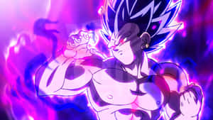 Unleash Your Inner Super Saiyan With Vegeta Ultra Ego Wallpaper