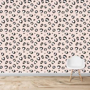 Unleash Your Wild Side With A Bold Pink Leopard Print! Wallpaper