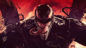 Unleashed Fury - The Ominous Face Of Carnage Wallpaper