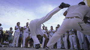 Unleashing Passion And Power In Capoeira Wallpaper