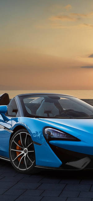 Unleashing Speed And Innovation: Mclaren 570s Model On Iphone Wallpaper