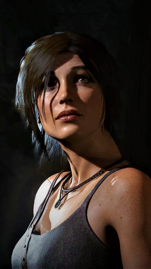 Unlock An Adventure With Lara Croft And Your Iphone Wallpaper