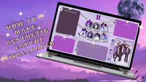 Unlock Creativity With A Lavender Aesthetic Laptop Wallpaper