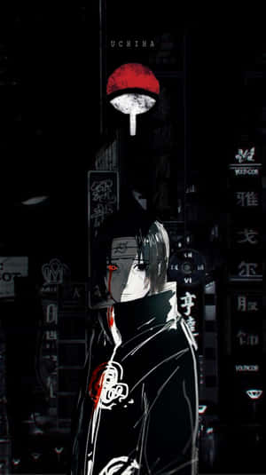 Unlock New Heights With Uchiha Iphone! Wallpaper