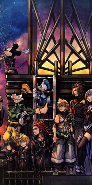 Unlock The Adventure With The Kingdom Hearts Phone Wallpaper