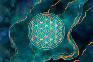 Unlock The Beauty Of The Sacred Flower Of Life Wallpaper