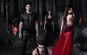 Unlock The Mysteries Of Mystic Falls With Vampire Diaries Desktop Wallpaper