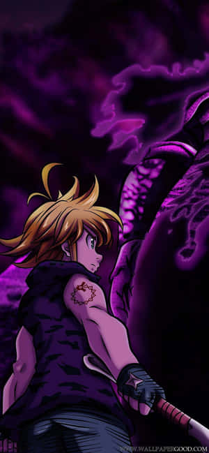 Unlock The Mystery Of The Sinners With The Seven Deadly Sins Iphone. Wallpaper