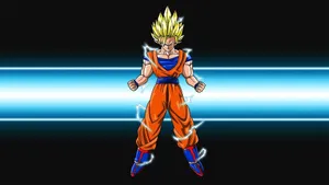 Unlock The Power Of A Super Saiyan Wallpaper