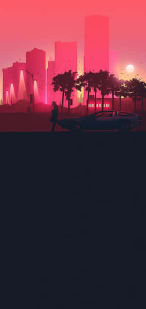 Unlock Your Phone's Potential With The Spectacular Miami Skyline Wallpaper