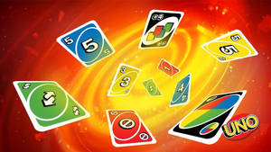 Uno Cards Spiral Wallpaper