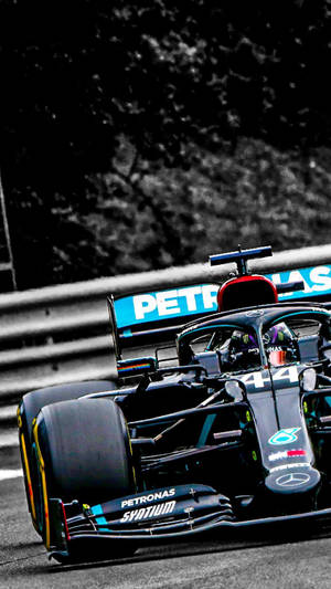 Unorthadox Promthional Advertisement For Mercedes F1 Wallpaper