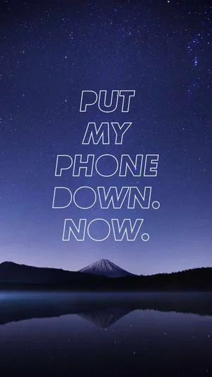 Unplug From Technology To Live Life To The Fullest Wallpaper