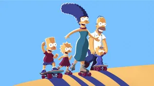 Upgrade Your Pc With ‘the Simpsons’ Wallpaper