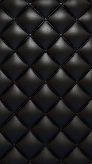 Upholstery In Black Leather Iphone Wallpaper
